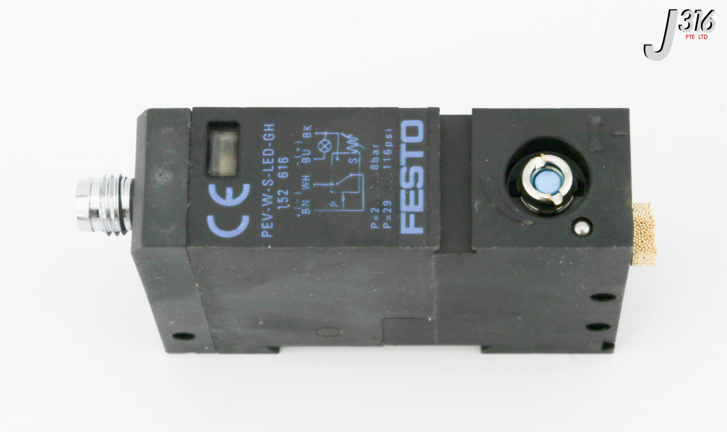 31029 FESTO PRESSURE SWITCH, 152616 (NEW) PEV-W-S-LED-GH – J316Gallery